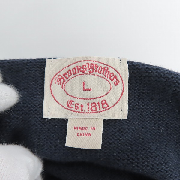実際に弊社で買取させて頂いたBROOKS BROTHERS/ブルックスブラザーズ Vネック セーター Lの画像 3枚目
