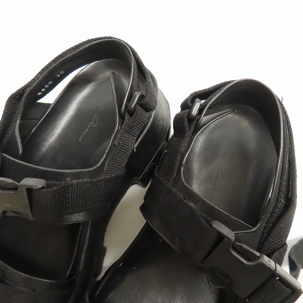 実際に弊社で買取させて頂いたRick Owens/リックオウエンス Tractor Sandal/トラクターサンダル RU19S2815 LBOCW/36の画像 4枚目
