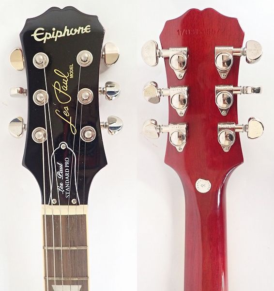 実際に弊社で買取させて頂いた★Epiphone/エピフォン Les Paul Standard PRO/レスポール スタンダード プロ コイルタップ搭載 ソフトケース付の画像 2枚目