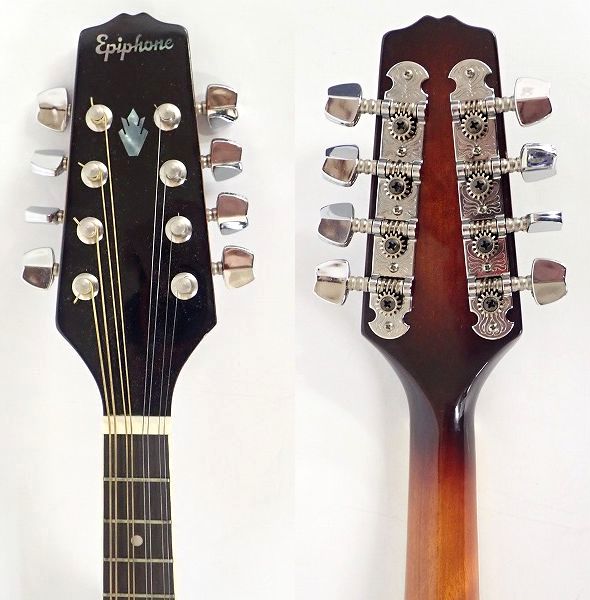 実際に弊社で買取させて頂いた★Epiphone/エピフォン MM-30 Mandolin/フラットマンドリン ハードケース付きの画像 2枚目