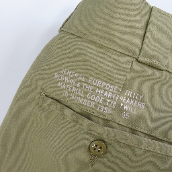 実際に弊社で買取させて頂いたDICKIES×BEDWIN & THE HEARTBREAKERS/ディッキーズ×ベドウィンアンドザハートブレイカーズ クロップドパンツ/3の画像 4枚目