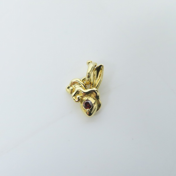 実際に弊社で買取させて頂いた【ギャラ付】Bloody Mary/ブラッディマリー 干支 K18 卯 月読PENDANTの画像 1枚目