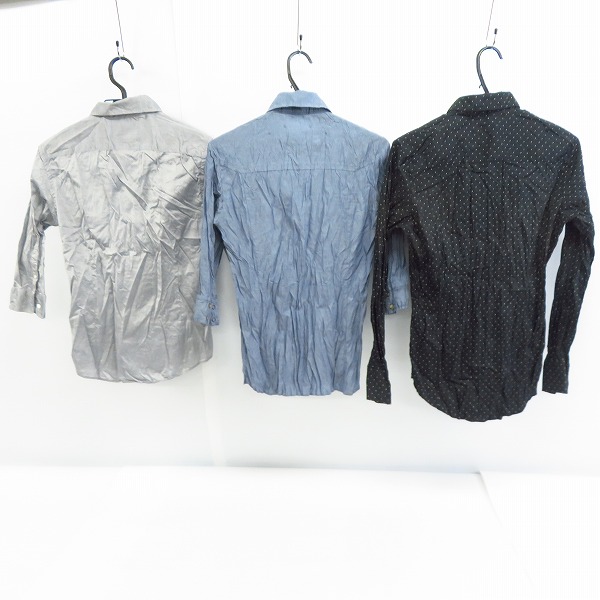 実際に弊社で買取させて頂いた【おまとめ/3点】5351 POUR LES HOMMES/5351プールオム EDIFICE/エディフィス 長袖/五分袖 シャツ Size：1/Sの画像 1枚目