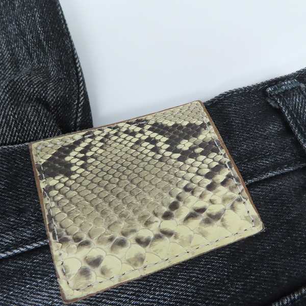 実際に弊社で買取させて頂いたユニフォームエクスペリメント 16AW FIVE STAR SLIM-FIT STRETCH DAMAGED JEANS ストレッチデニム UE-167008 /31の画像 2枚目