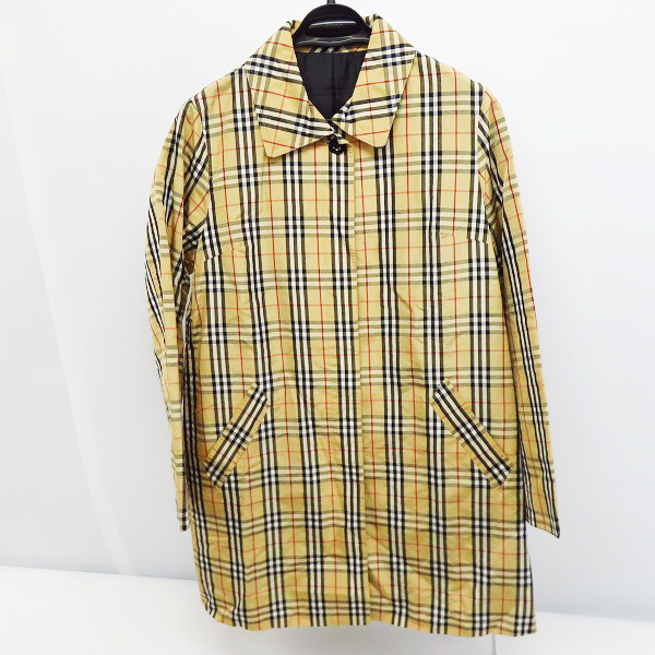 実際に弊社で買取させて頂いたBurberry BLUE LABEL/バーバリー ブルーレーベル ノバチェック スプリングコート/38