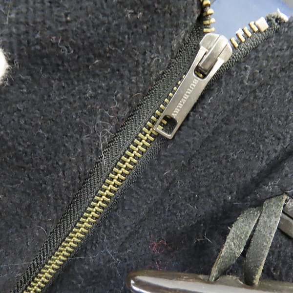 実際に弊社で買取させて頂いたBURBERRY LONDON/バーバリーロンドン ジップ ダッフルコート 40の画像 5枚目