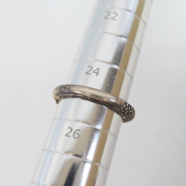 実際に弊社で買取させて頂いた【ギャラ付】Bloody Mary/ブラッディマリー 四神 - 青龍 リング ブルーダイヤ 25号の画像 7枚目