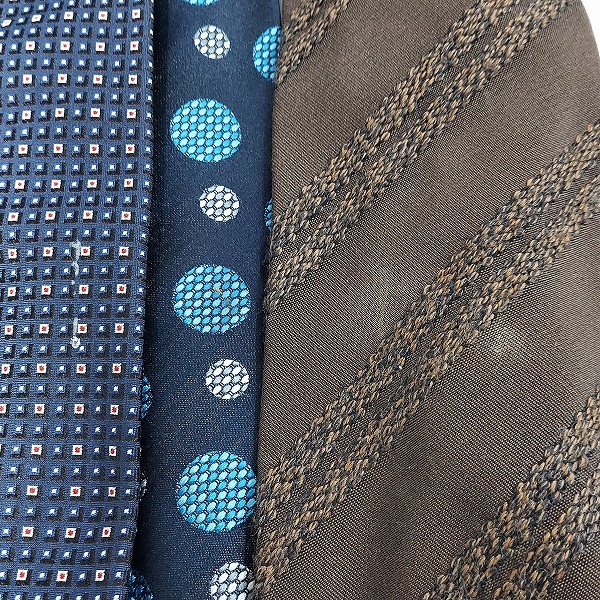 実際に弊社で買取させて頂いたHUGO BOSS/ヒューゴボス ストライプ/ドット/フラワー柄等 ネクタイ おまとめ10本の画像 6枚目