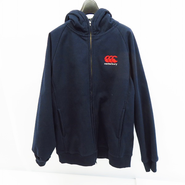 実際に弊社で買取させて頂いたcanterbury/カンタベリー 裏ボア フルジップパーカー RA47574/L