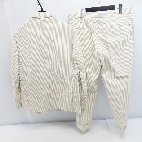 実際に弊社で買取させて頂いたBLACK FLEECE by Brooks Brothers/ブラックフリース ブルックスブラザーズ ストライプジャケット/パンツ セットアップ/BB3の画像 1枚目