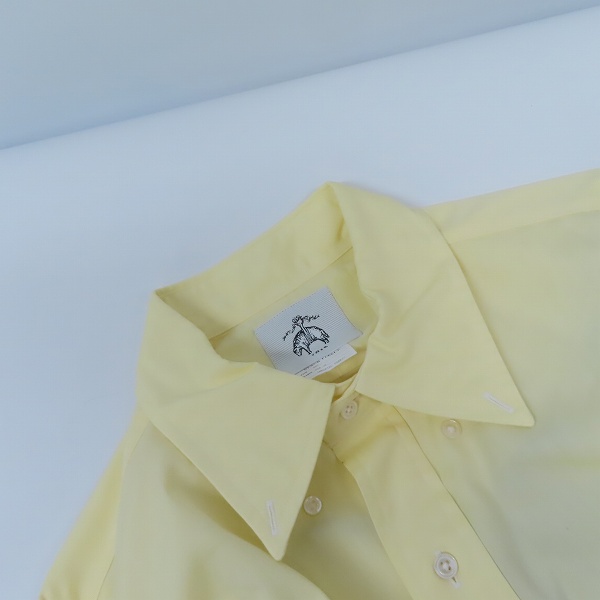 実際に弊社で買取させて頂いたBLACK FLEECE by Brooks Brothers/ブラックフリース ブルックスブラザーズ ボタンカラーシャツ イエロー/BB3の画像 4枚目