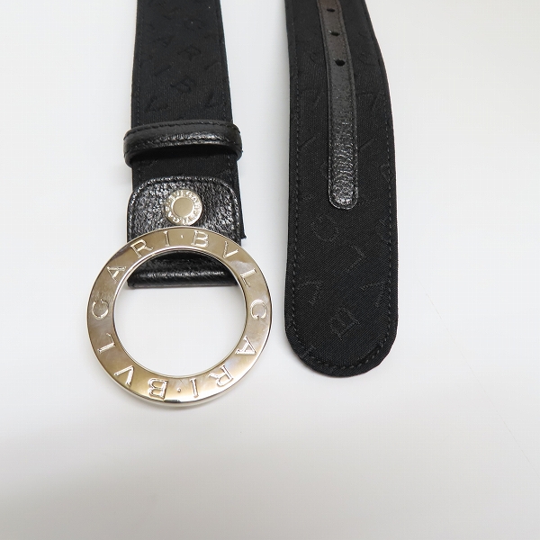 実際に弊社で買取させて頂いたBVLGARI/ブルガリ BBラウンドバックル シグネチャーロゴベルト 42/105の画像 1枚目