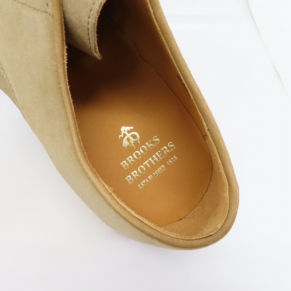 実際に弊社で買取させて頂いたBROOKS BROTHERS /ブルックスブラザーズ スウェード オックスフォードシューズ 25885/8.5Dの画像 4枚目