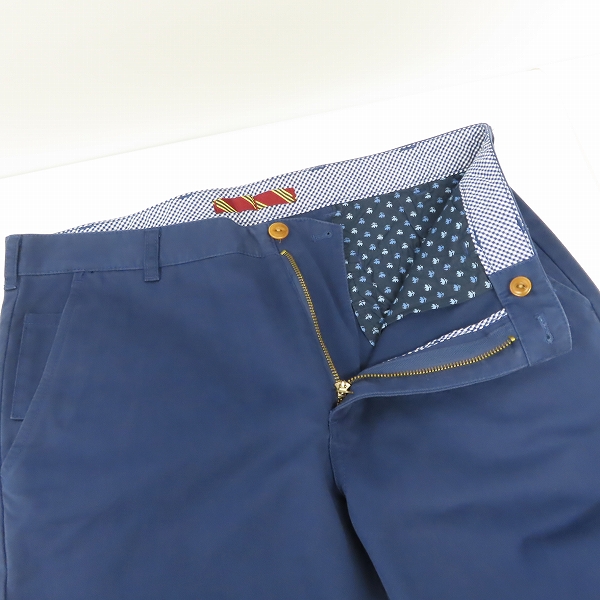 実際に弊社で買取させて頂いたBROOKS BROTHERS/ブルックスブラザーズ コットンパンツ ネイビー/W35の画像 2枚目