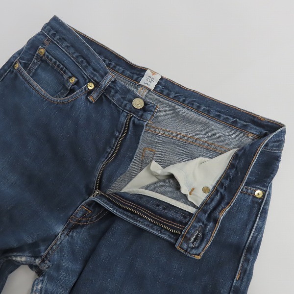実際に弊社で買取させて頂いたHEAD PORTER PLUS/ヘッドポータープラス ジップフライ デニムパンツ/Lの画像 7枚目