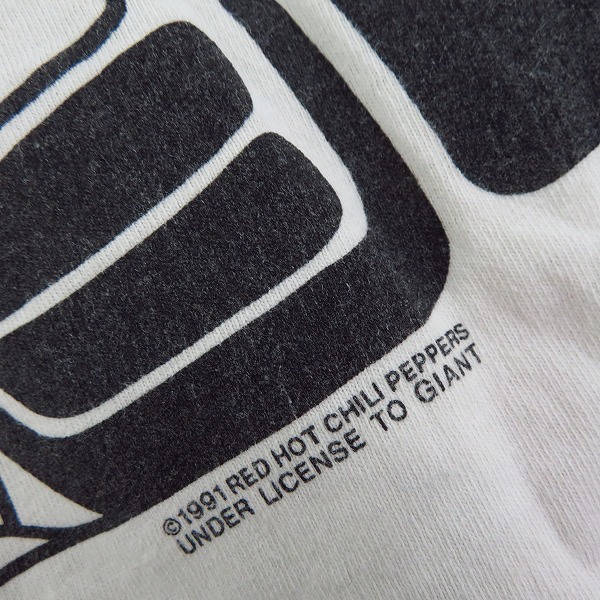 実際に弊社で買取させて頂いたRED HOT CHILI PEPPERS/レッドホットチリペッパーズ 1991/バンドTシャツ/半袖/XLの画像 6枚目