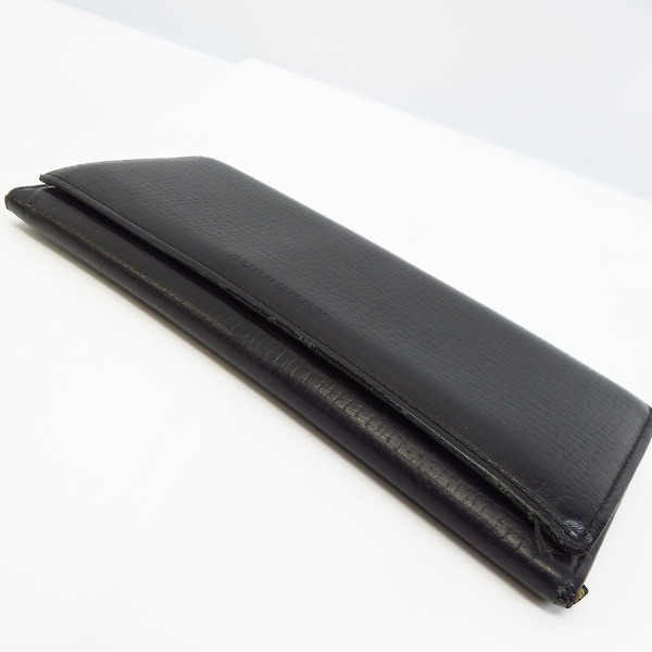 実際に弊社で買取させて頂いたBURBERRY/バーバリー 二つ折り 長財布/ウォレット シボレザーの画像 2枚目