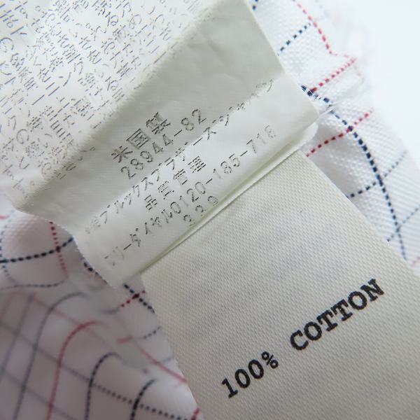 実際に弊社で買取させて頂いたBLACK FLEECE by Brooks Brothers/ブラックフリース ブルックスブラザーズ チェックシャツ/BB4の画像 4枚目