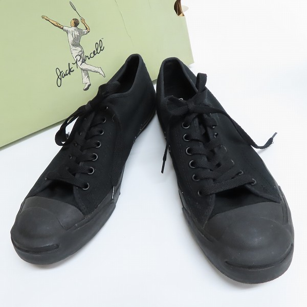 実際に弊社で買取させて頂いたCONVERSE/コンバース JACK PURCELL/ジャックパーセル スニーカー 黒 1R779/29の画像 0枚目