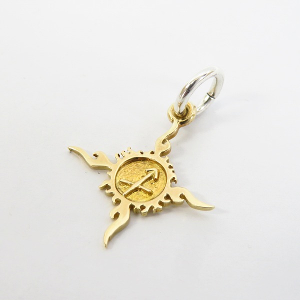 実際に弊社で買取させて頂いたFIRST ARROWS/ファーストアローズ  K18透かしマークメタル ペンダントトップ P-396