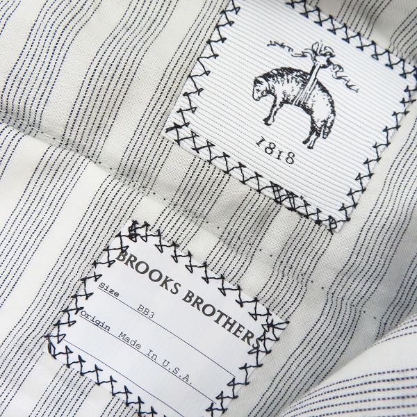 実際に弊社で買取させて頂いたBROOKS BROTHERS/ブルックスブラザーズ ウールスラックスパンツ/BB3の画像 3枚目