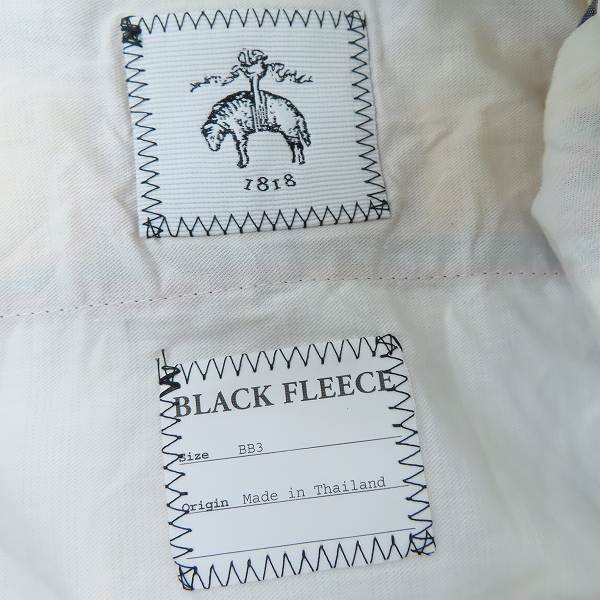 実際に弊社で買取させて頂いたBLACK FLEECE by Brooks Brothers/ブラックフリース ブルックスブラザーズ チェック柄 ハーフパンツ マルチカラー BB3の画像 2枚目