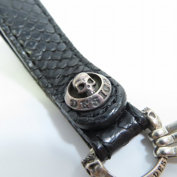 実際に弊社で買取させて頂いたDEAL DESIGN/ディールデザイン スカルコンチョ ベルトループ キーホルダーの画像 3枚目