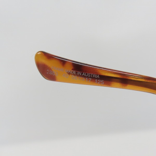 実際に弊社で買取させて頂いたChristian Dior/クリスチャンディオール メガネフレーム/アイウェア 2883 40の画像 6枚目