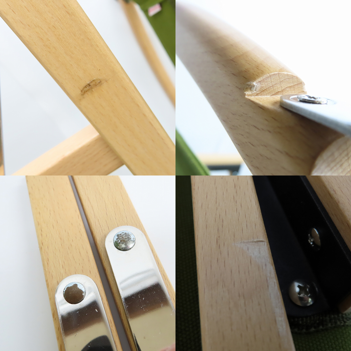 実際に弊社で買取させて頂いたHilander/ハイランダー ウッドフレームチェアー 2点セットの画像 6枚目