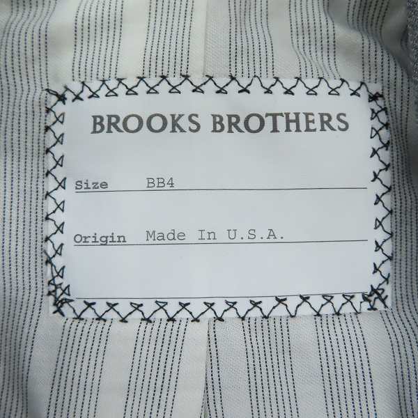 実際に弊社で買取させて頂いたBrooks Brothers/ブルックスブラザーズ 3Bテーラードジャケット グレー/BB4の画像 2枚目
