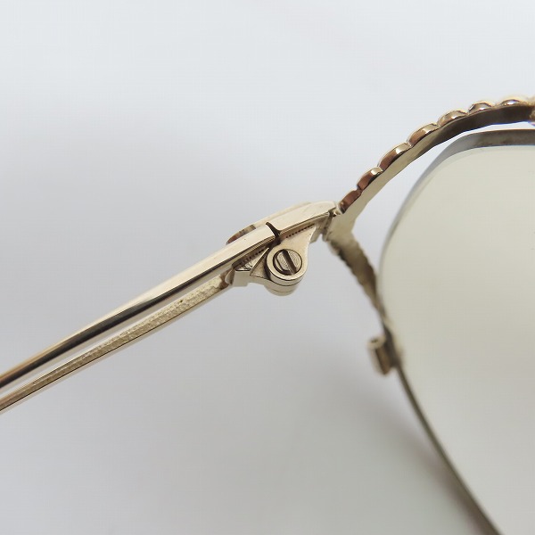 実際に弊社で買取させて頂いたChristian Dior/クリスチャンディオール メガネフレーム/アイウェア 2883 40の画像 5枚目