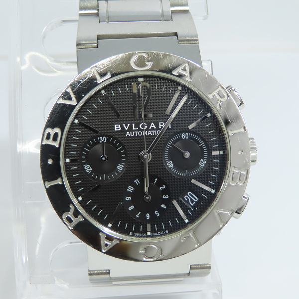 実際に弊社で買取させて頂いたBVLGARI/ブルガリ ブルガリブルガリ クロノグラフ 自動巻き時計/ウォッチ BB38SSCHの画像 1枚目