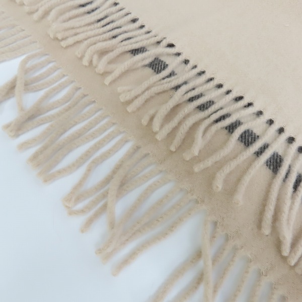 実際に弊社で買取させて頂いたBURBERRY LONDON/バーバリー ロンドン ウール マフラーの画像 4枚目