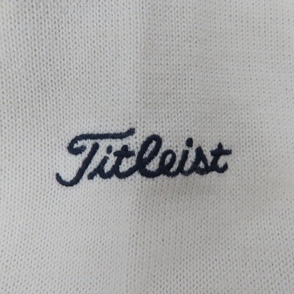 実際に弊社で買取させて頂いたTitleist/タイトリスト ケーブルジップアップニットジャケット 蓄熱裏地/LLの画像 4枚目