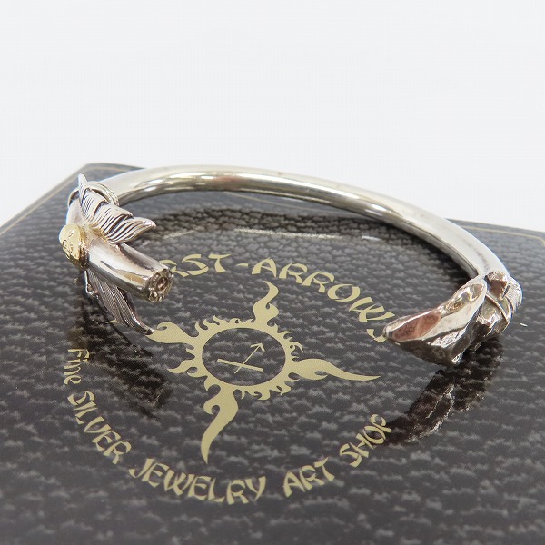 実際に弊社で買取させて頂いたFIRST ARROWS/ファーストアローズ K18付 ファーストアロー バングル BR-067