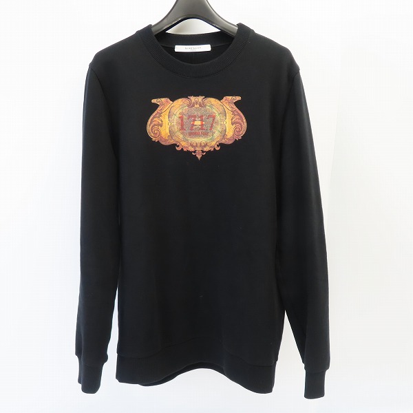 実際に弊社で買取させて頂いたGIVENCHY/ジバンシー  長袖 スウェット/トレーナー カットソー ブラック 17S 7333 653/XS