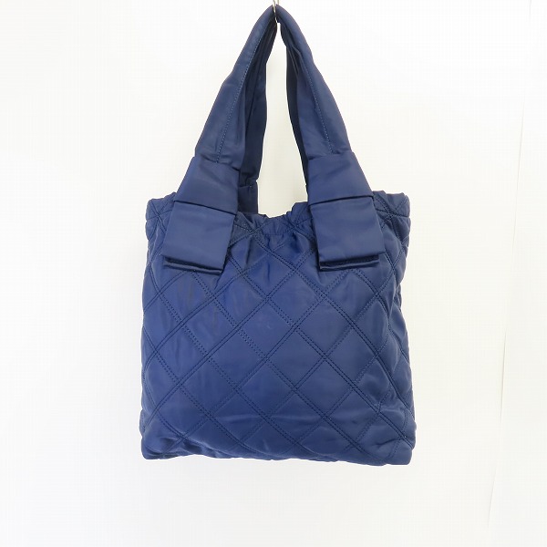 実際に弊社で買取させて頂いたMARC JACOBS/マークジェイコブス キルティング トートバッグ/ネイビーの画像 1枚目