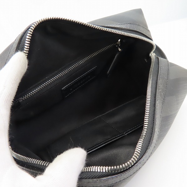 実際に弊社で買取させて頂いたBURBERRY/バーバリー ロンドンチェック セカンドバッグ 4068330の画像 3枚目