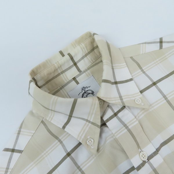 実際に弊社で買取させて頂いたBLACK FLEECE by Brooks Brothers/ブルックスブラザーズ チェック B.D.シャツ/BB00の画像 5枚目
