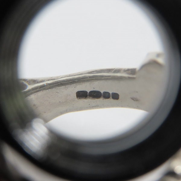 実際に弊社で買取させて頂いた【ギャラ付き/難有り】CRAZY PIG/クレイジーピッグ スカル スケルトン リング 19-20号の画像 5枚目