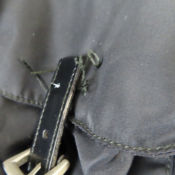 実際に弊社で買取させて頂いた【ジャンク】PRADA/プラダ VELA ミニバックパック/リュックサック ブラックの画像 7枚目