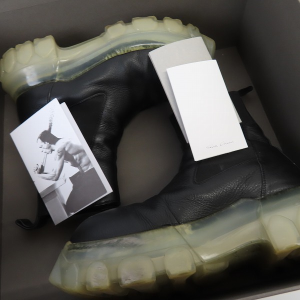 実際に弊社で買取させて頂いた【難あり】Rick Owens/リックオウエンス MEGA BOZO TRACTOR BEETLE/メガ トラウター ビートル RP20F2884 LDE/37の画像 7枚目