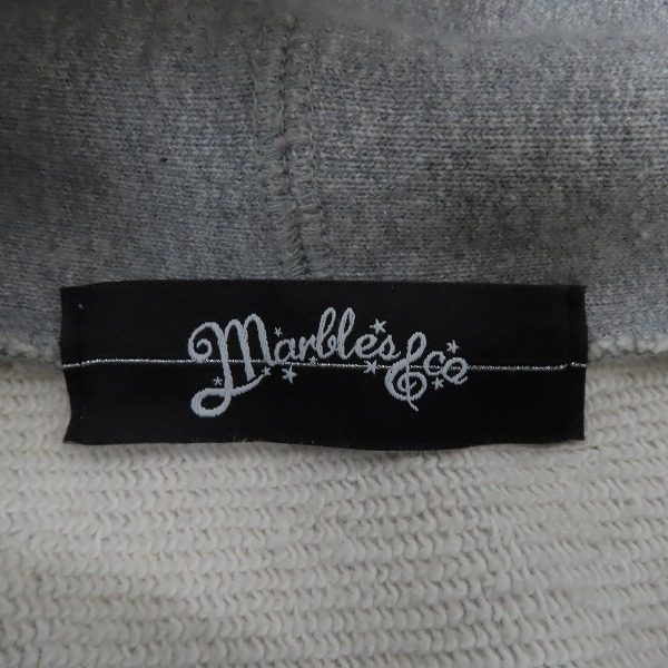 実際に弊社で買取させて頂いたMARBLES/マーブルズ ボックスロゴパーカー MHP-A18SP03/Mの画像 2枚目