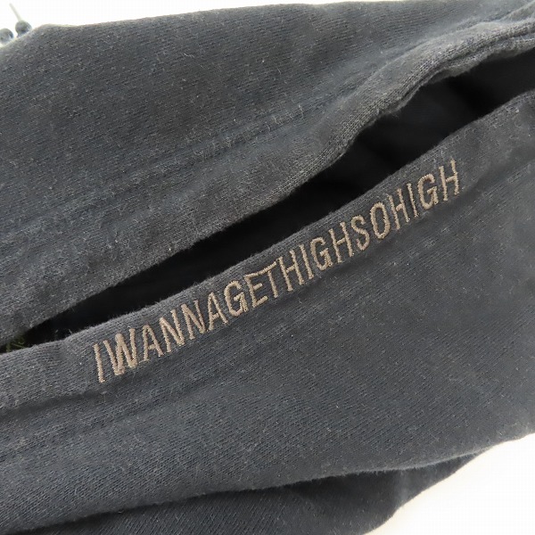 実際に弊社で買取させて頂いたBackChannel/バックチャンネル BKCNLロゴ プルオーバーパーカー ブラック系/Lの画像 5枚目