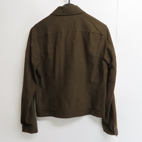 実際に弊社で買取させて頂いたato/アトウ コットンウールジャケット カーキ/46の画像 1枚目
