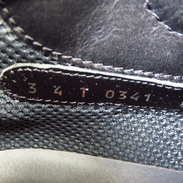 実際に弊社で買取させて頂いた【観賞用】PRADA/プラダ レザーハイカットシューズ 0341/8の画像 5枚目