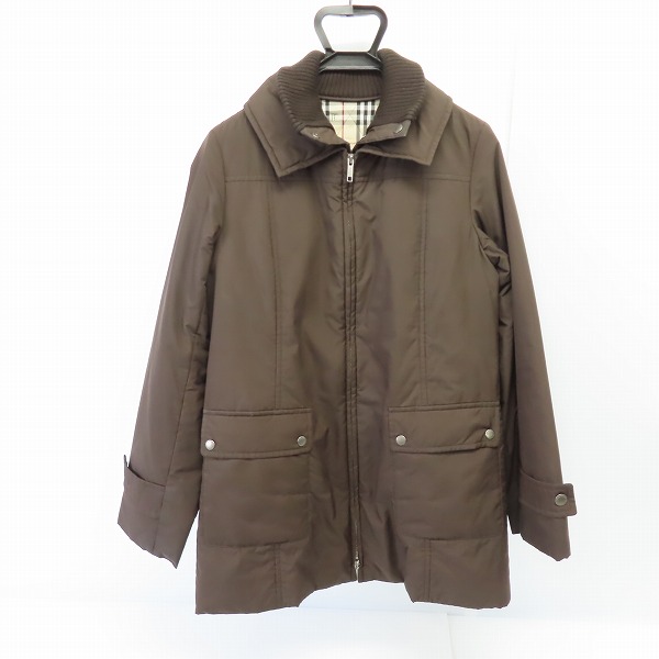 実際に弊社で買取させて頂いたBURBERRY LONDON/バーバリーロンドン キルティングライナー付き 中綿入りコート 40