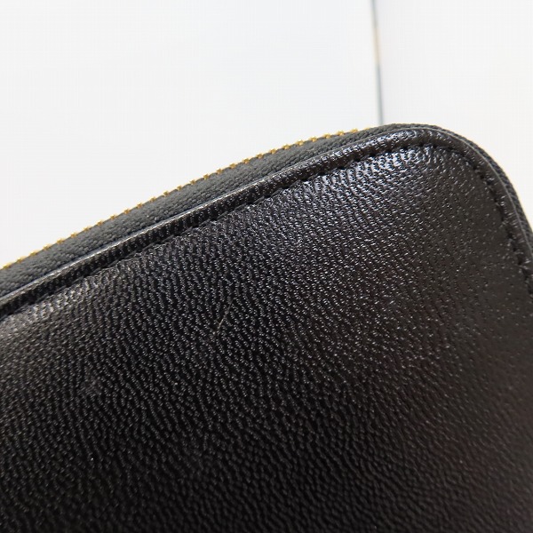 実際に弊社で買取させて頂いたJIMMY CHOO/ジミーチュウ スタースタッズ レザー ラウンドファスナー長財布の画像 8枚目