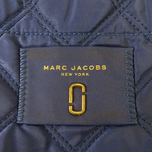 実際に弊社で買取させて頂いたMARC JACOBS/マークジェイコブス キルティング トートバッグ/ネイビーの画像 4枚目