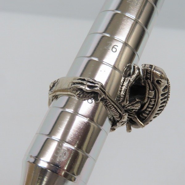 実際に弊社で買取させて頂いたCRAZY PIG/クレイジーピッグ ALIEN WHOLE BODY/エイリアン ホール ボディ リング 28号の画像 8枚目